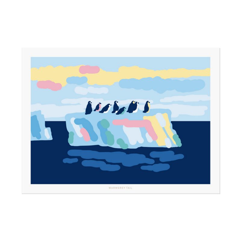 Postkarte - Chinstrap Penguins